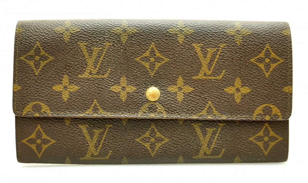 LOUIS VUITTON Monogram Pochette Portemonnaie Bi fold Long Wallet